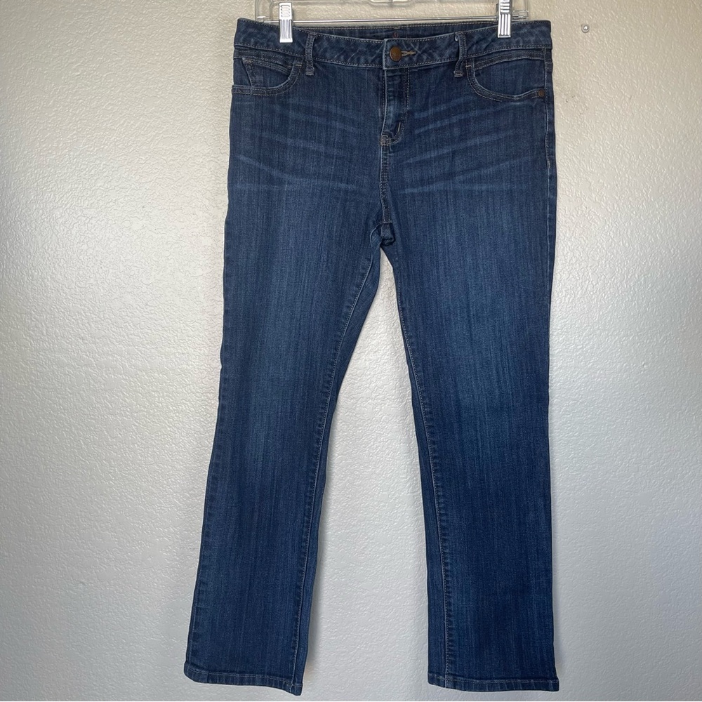 Simply Vera Vera wang straight leg jeans SZ 10P